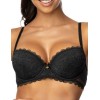 Бюстгальтер балконет пуш-ап MAT ESTELLE czarny M-0198-11-1, Цвет: черный, Размеры: 70D