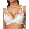 Кружевной бюстгальтер пуш-ап MAT ESTELLE bialy M-0198-11, Цвет: белый, Размеры: 65B