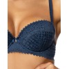 Бюстгальтер балконет пуш-ап MAT MADDIE granat M-3633-11, Цвет: синий, Размеры: 65E, изображение 4