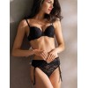 Кружевной пояс для чулок Sielei ALLURE 2679 nero, Цвет: nero (черный), Размеры: XS, изображение 2