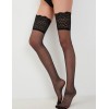 Чулки с кружевной резинкой Dim 01KH UP SEXY 15 den, Цвет: черный, Размеры: 1
