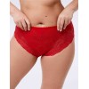 Высокие трусы слипы Elli 420 красный, Цвет: красный, Размеры: XL