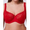 Бюстгальтер полумягкий Elli 9000 красный, Цвет: красный, Размеры: 75G