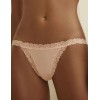 Хлопковые стринги Janira FRESH COTTON LACE 1036811 TANGA в наборе (2шт) skin, Цвет: skin (телесный), Размеры: L/XL