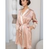 Домашний халат-кимоно Mia-Amore HAILEY 7303, Цвет: миндальный, Размеры: 2XL/3XL, изображение 3
