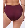 Трусы слипы высокая талия Misstyle 5024 темный виноград, Цвет: темный виноград, Размеры: XL, изображение 2