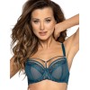 Бюстгальтер мягкий со стрэпами Novika DEMI N03 M, Цвет: синий топаз, Размеры: 85B, изображение 3