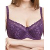 Бюстгальтер балконет Simona M 608 ежевика, Цвет: ежевика, Размеры: 75B