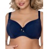 Синий пляжный бюстгальтер Akcent AN200 M, Цвет: темно-синий, Размеры: 70F