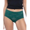 Кружевные бесшовные трусы слипы Julimex BELLIE MAXI зеленый, Цвет: зеленый, Размеры: XL