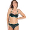 Купальник бандо с градуированным пуш-ап Lilly FL91I, Цвет: зеленый, Размеры: 80B