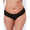 Трусы бразилиана гладкие VOVA VICTORIA V86255 черный, Цвет: черный, Размеры: 2XL