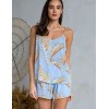 Комплект топ и шорты Mia-Amore PALM BEACH 1984, Цвет: голубой, Размеры: L, изображение 3