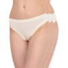 Хлопковые трусы Janira PACK-3 BRISLIP ESENCIAL 1031184 в наборе (3шт) nacar, Цвет: nacar (крем), Размеры: L