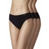 Хлопковые трусы Janira PACK-3 BRISLIP ESENCIAL 1031184 в наборе (3шт) negro, Цвет: negro (черный), Размеры: L