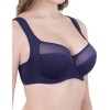 Бюстгальтер полумягкий с подкроем Lina A 6016 темно-синий, Цвет: темно-синий, Размеры: 95E