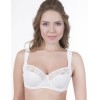Бюстгальтер полумягкий с подкроем Lina A 6018 молоко, Цвет: молоко, Размеры: 75E, изображение 2