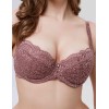 Бюстгальтер балконет пуш-ап Nikol Djumon 132 10 кофейно-розовый, Цвет: кофейно-розовый, Размеры: 75E