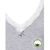 Боди хлопковое Sielei NATURAL COTTON 1448 grigio melange, Цвет: grigio melange, Размеры: S, изображение 5