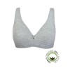 Хлопковый бралетт без косточек Sielei NATURAL COTTON 1454 grigio melange, Цвет: grigio melange, Размеры: 75B, изображение 3