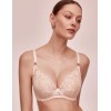 Бюстгальтер кружевной пуш-ап Alles SUBLIME P-UP beige, Цвет: бежевый, Размеры: 70G, изображение 4
