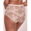 Кружевные высокие трусы Alles SUBLIME classic beige, Цвет: бежевый, Размеры: S, изображение 2