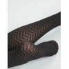 Фантазийные колготки Dim 0CVG STYLE herringbone patterns, Цвет: черный, Размеры: 3/4, изображение 2