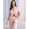 Пижама атласная Mia-Mella JULIA 8734 светлая пудра, Цвет: светлая пудра, Размеры: S, изображение 2