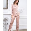 Атласная пижама тройка Mia-Mella JULIA 8735 светлая пудра, Цвет: светлая пудра, Размеры: M, изображение 3