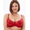 Бюстгальтер мягкая чашка балконет Milavitsa 124970 рубин, Цвет: рубин, Размеры: 80C, изображение 3