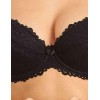 Кружевной бюстгальтер балконет пуш-ап Novella 640 черный, Цвет: черный, Размеры: 75D, изображение 5
