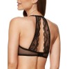 Кружевной мягкий бюстгальтер с оригинальной спинкой Gorteks CHARLIZE B2 M черный, Цвет: черный, Размеры: 75C, изображение 2