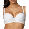 Бюстгальтер балконет с пуш-ап MAT PATRICE bialy M-0199-11, Цвет: белый, Размеры: 65E