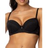 Бюстгальтер балконет с пуш-ап MAT PATRICE czarny M-0199-11, Цвет: черный, Размеры: 65E