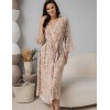 Халат женский трикотажный Mia-Amore NELLY 1949, Цвет: бежевый, Размеры: L/XL