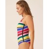 Полосатый слитный купальник Naturana 73407 CENTRAL PARK розовый/зеленый/фиолет, Цвет: розовый/зеленый/фиол, Размеры: 75B, изображение 4
