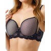 Бюстгальтер спейсер Coquette Revue ROSES 84117-18, Цвет: черный, Размеры: 90E