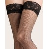 Чулки в мелкую сеточку Gabriella 151-221 CALZE KABARETTE чёрный, Цвет: чёрный, Размеры: 1/2