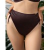 Плавки женские с высокой посадкой Kris Line KORFU Brasyliana High Waist, Цвет: коричневый, Размеры: S