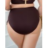 Высокие плавки женские Kris Line KORFU High Waist, Цвет: коричневый, Размеры: L, изображение 2