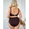 Высокие плавки женские Kris Line KORFU High Waist, Цвет: коричневый, Размеры: L, изображение 4