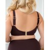 Мягкий бюстгальтер от купальника Kris Line KORFU soft roma, Цвет: коричневый, Размеры: 100FF, изображение 2