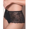 Кружевные трусы шорты Leilieve SEDUCTION C1600 nero, Цвет: nero (черный), Размеры: S