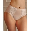 Хлопковые трусы макси с кружевной отделкой Janira LACE COTTON BAND 1032081 dune, Цвет: dune (песочный), Размеры: M