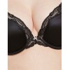 Бюстгальтер двойной пуш-ап Maidenform 9461 черный с бежевым, Цвет: черный/бежевый, Размеры: 70A, изображение 2