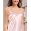 Атласная сорочка женская Mia-Amore ADRIANA 7131, Цвет: пудровый, Размеры: S, изображение 4