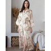 Длинный халат-кимоно Mia-Amore AMELY 5049 молоко, Цвет: молоко, Размеры: 4XL/5XL