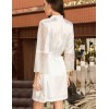 Атласный халат Mia-Amore MISTY 7263 белый, Цвет: белый, Размеры: L/XL, изображение 2