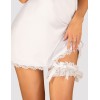 Кружевная подвязка Obsessive AMOR GARTER BLANCO, Цвет: белый, Размеры: UN