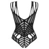 Боди сетка с доступом Obsessive B 139 CROTCHLESS TEDDY, Цвет: черный, Размеры: S/M/L, изображение 4